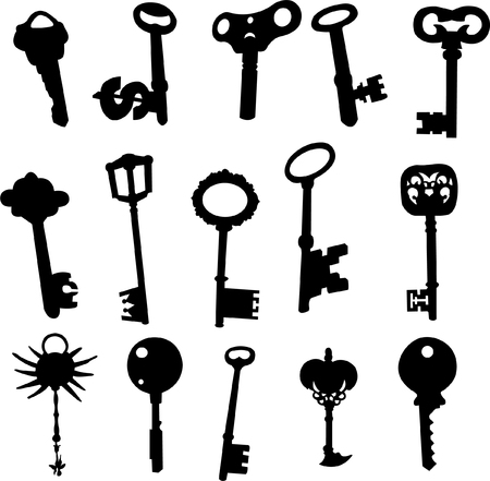 set of key のイラスト素材