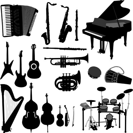 musical instruments 2 - vectorのイラスト素材