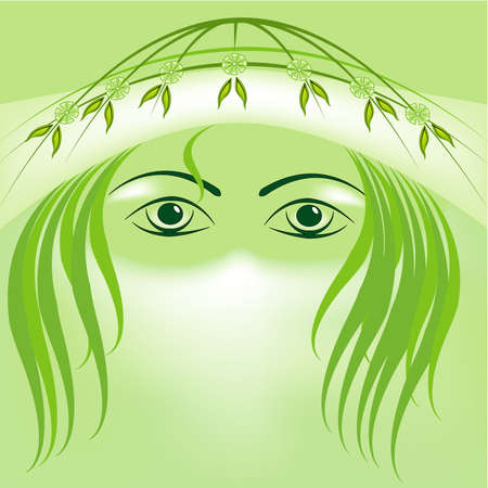 Spring personのイラスト素材