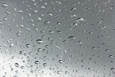 raindrops on the glassの写真素材