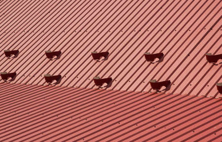 the roof of the house in which modern roofing materials are usedの写真素材