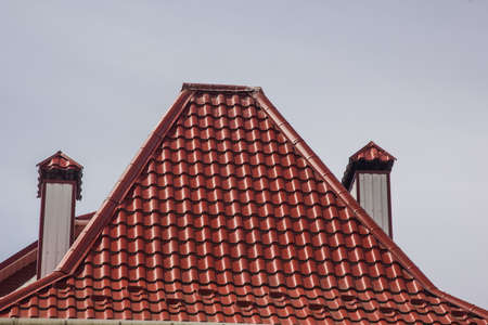 the roof of the house in which modern roofing materials are used