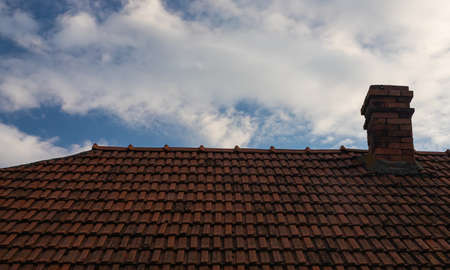 Roof of the house, roofing materials, constructionの写真素材