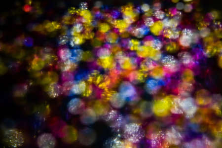 glittering shine bulbs lights background. abstract blurred of blue and silver glittering shine bulbs...