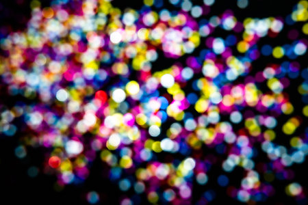 glittering shine bulbs lights background. abstract blurred of blue and silver glittering shine bulbs...