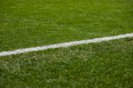 Soccer Field Line detail for Backgrounds or Texture.