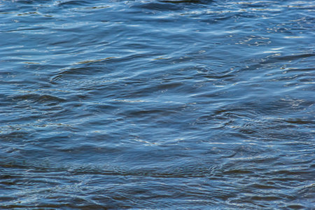 background. defocusing. reflection of the sky in a river lake.の写真素材
