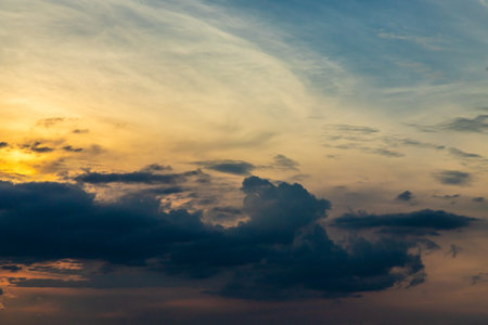 The background of beautiful sky, colorful of sky.