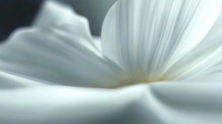 Narcissus petal showcases intricate details and subtle shades inviting viewers to appreciate its beauty in a peaceful captured environment in soft natural light.の素材