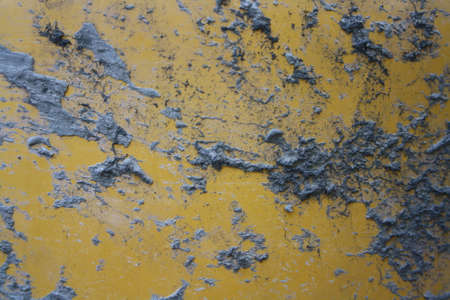 Yellow Iron Background or Textureの写真素材