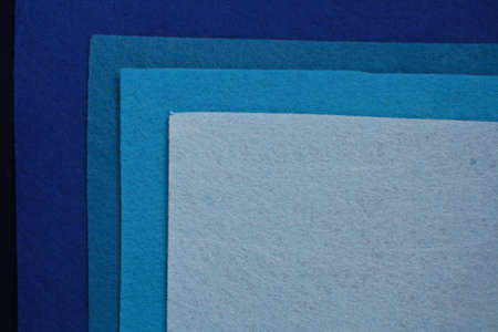 Texture of blue felt fabric. Grunge background.の写真素材