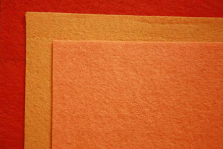 Texture of orange felt fabric. Grunge background.の写真素材