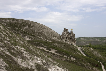 Cave Monastery in Kostomarovo, Voronezh Region, Russia 