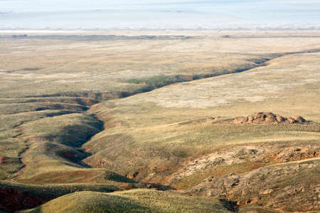 Steppe landscapeの写真素材