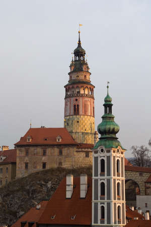 Historical Center of Cesky Krumlov , Czech Republic (Unesco World Heritage).のeditorial素材