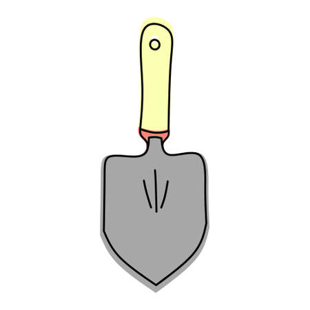 Colorful shovel to work in the gardenのイラスト素材
