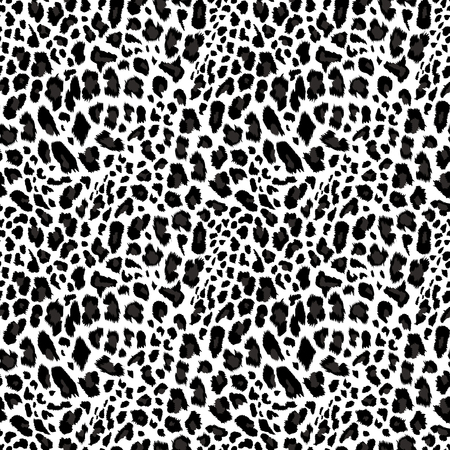 Leopard pattern, seamless background Vector illustration.のイラスト素材