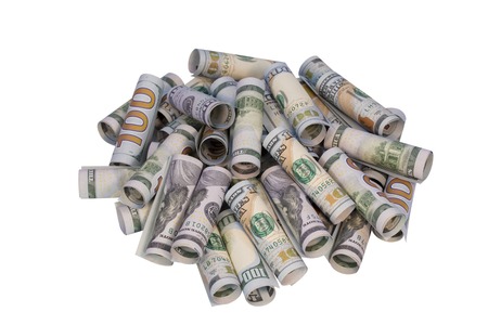 Heap of moneyの写真素材