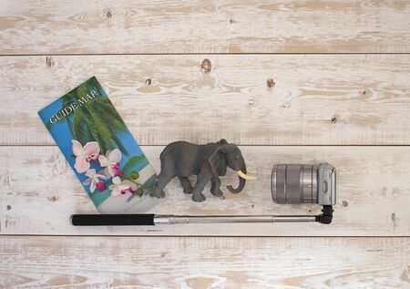 Subjects for a trip to the warm countriesの写真素材
