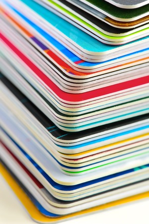 Credit cards for payment products with your businessの写真素材