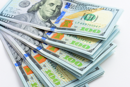 Money close-up. dollarsの写真素材