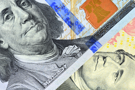 Money close-up. dollarsの写真素材