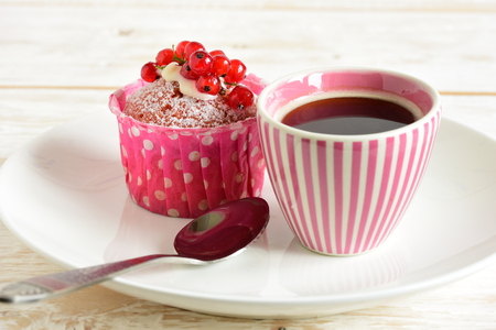 cake with currantsの写真素材