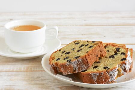 Cake close up. Homemade Cake on the tableの写真素材