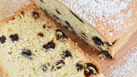 Cake close up. Homemade Cake on the tableの写真素材