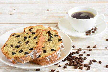 Cake close up. Homemade Cake on the tableの写真素材