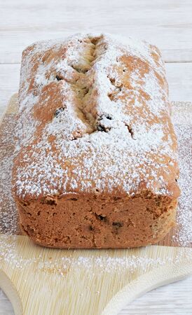 Cake close up. Homemade Cake on the tableの写真素材