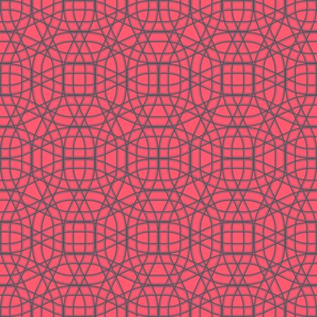 Seamless pattern with geometrical figures. Seamless vector abstract wave pattern backgroundのイラスト素材