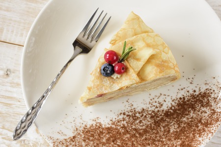 Cake sweet dessert. Layer cake.の写真素材