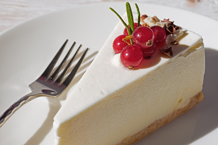 White cake with berries. Cake sweet dessertの写真素材