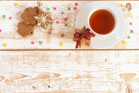 Christmas background. Christmas decorationの写真素材