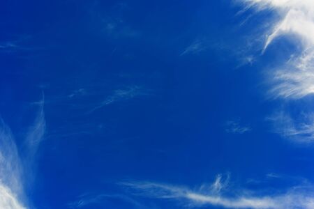 Clouds in blue sky. Sky with fluffy clouds background Clouds in blue sky. Sky with fluffy clouds background