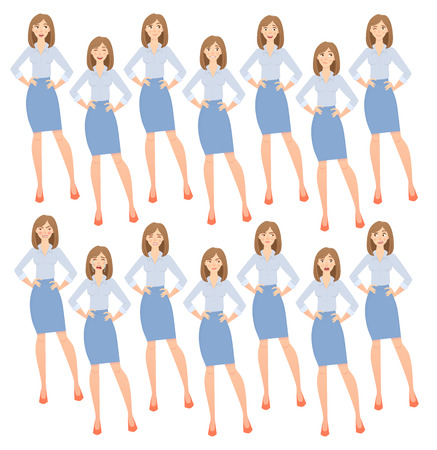 business woman setのイラスト素材