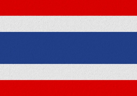 Thailand paper flag. Patriotic background. National flag of Thailandの写真素材