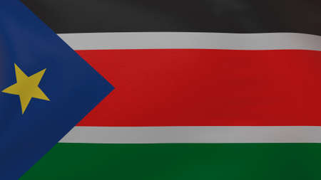 South Sudan flag texture