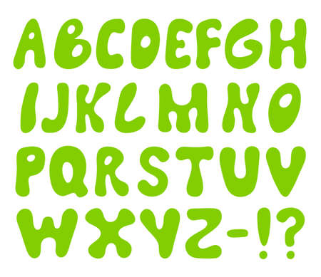 Alphabet letters for kids. ABC vectorのイラスト素材