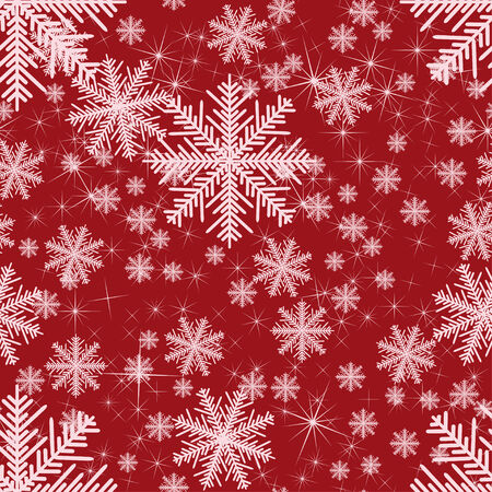 Abstract seamless with snowflakes. Christmas background. vector illustrationのイラスト素材