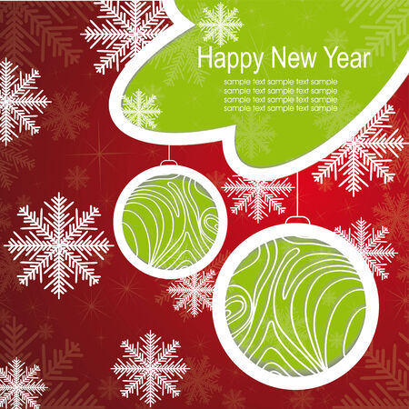 Christmas template frame design for greeting card. vector illustrationのイラスト素材