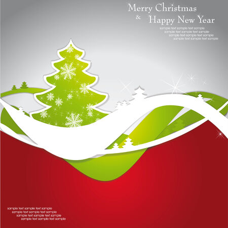 Christmas template frame design for greeting card. vector illustrationのイラスト素材
