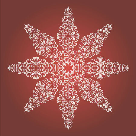 Vintage Christmas background with isolated snowflake for invitation, backdrop, card, new year brochure, banner, border, wallpaper, template, textureのイラスト素材