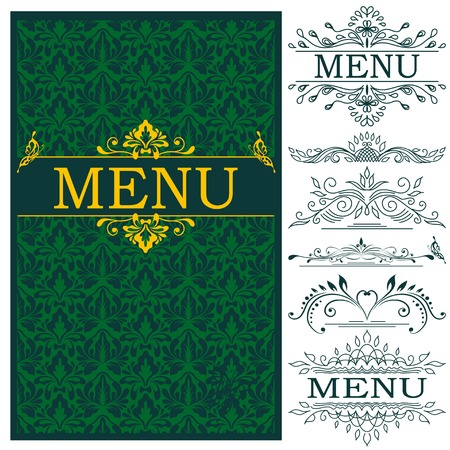Restaurant menu design template - vector illustrationのイラスト素材