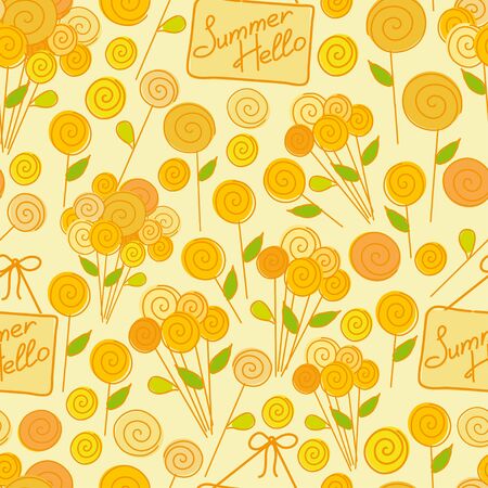 Abstract colorful image made from words which relate with summer and holidayのイラスト素材