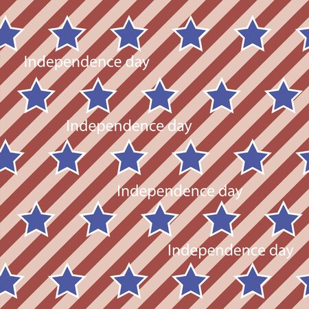 Vector illustration of independence day badge. posterのイラスト素材