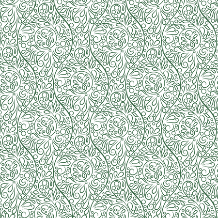 Seamless with vintage floral pattern. Vector illustrationのイラスト素材