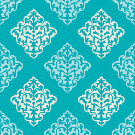 Seamless with vintage floral pattern. Vector illustration