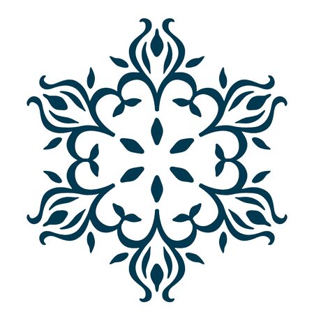 Isolated Floral pattern on white background. Vector illustrationのイラスト素材